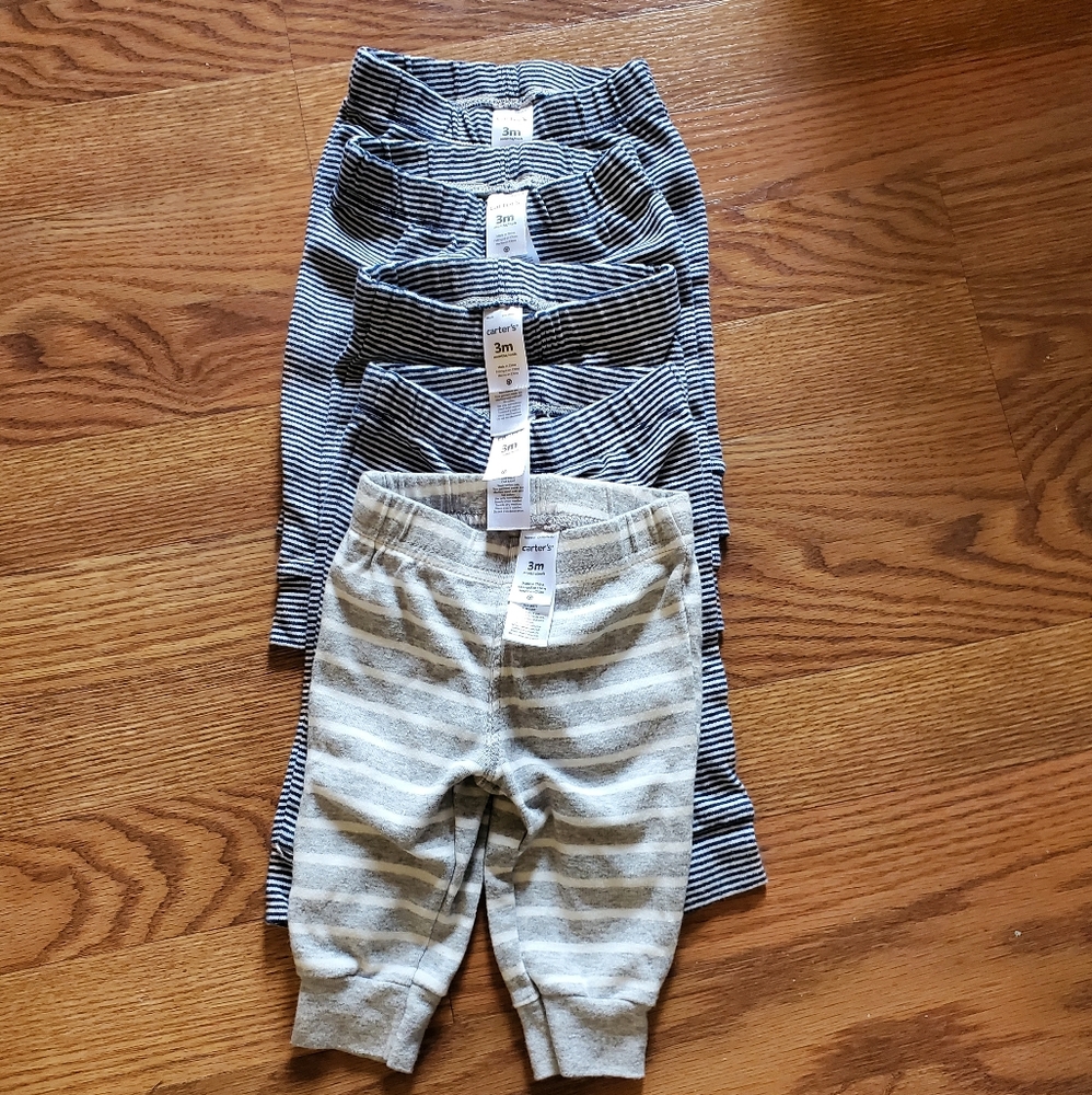 3 months pants 5 count